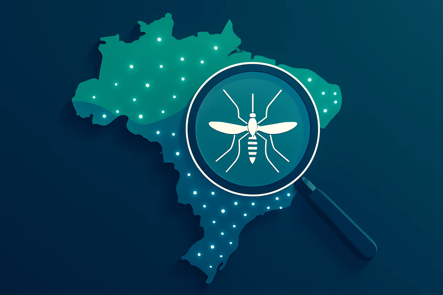 Mapa temático para vigilância de vetores